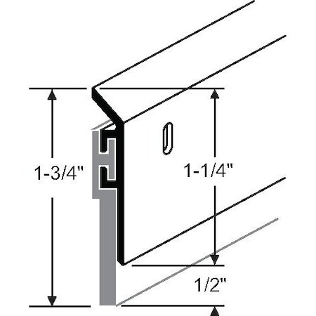 Strybuc 36in Heavy Duty Door Sweep 19-1033AZ-36